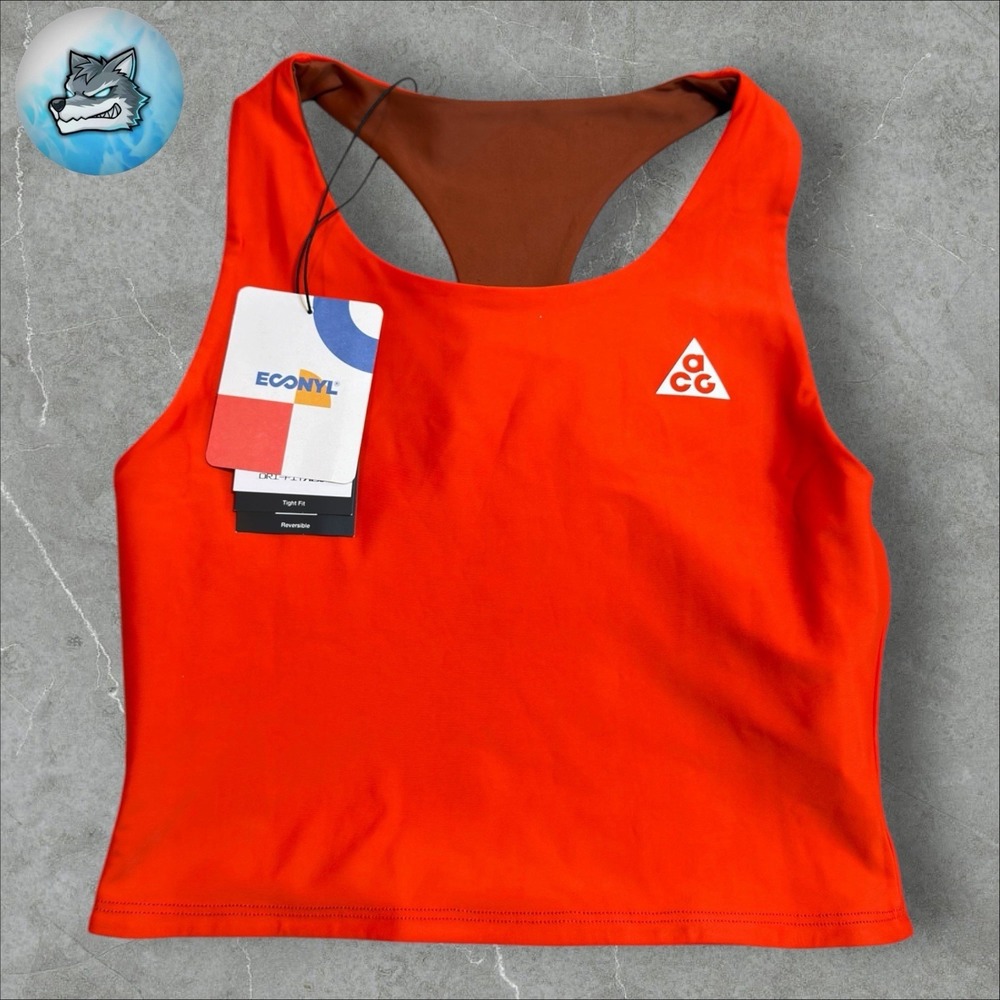 Nike ACG "Tree Frog" Women SZ Medium Dri-FIT ADV Reversible Tank-Top HJ0252-245